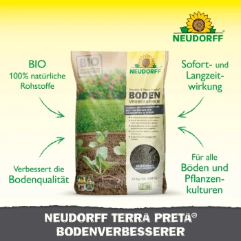 Mejorador de suelo Neudorff Terra Preta, 5 kg