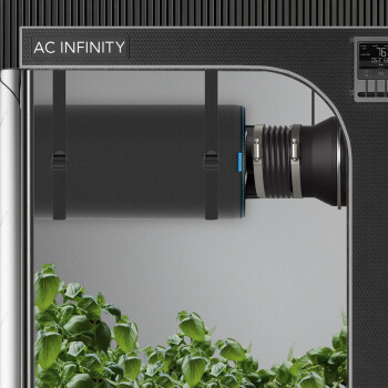 Filtro de carbón activo AC Infinity 357 m³/h ø100 mm