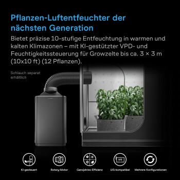 Deshumidificador AC Infinity Hydrone 7 con inteligencia...