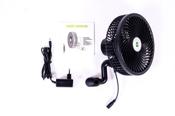 HOMEbox Air Breva EC Ventilador Clip de 206 mm, oscilante