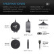 AC Infinity AI Sensor de agua – Detección del nivel de agua y de fugas, IP68