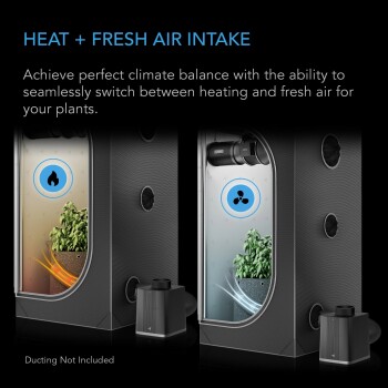 AC Infinity THERMOFORGE S7 1000 W – Calentador inteligente para armarios de cultivo