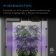 AC Infinity IONBEAM U2: juego de 2 tiras LED UVA con controlador