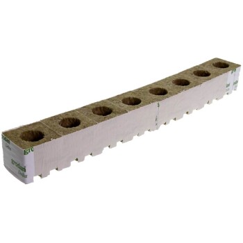 Grodan Cubos de lana de roca, gran agujero, 7,5X7,5X6,5cm 48 pieza