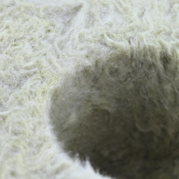 Grodan Cubos de lana de roca con agujero grande, 10X10X6,5cm 6 pieza