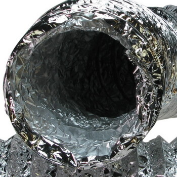 Tubo de aire flexible Alu ø127mm, Largo  metros