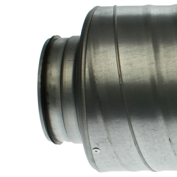 Silenciador circular ø160 mm, largo 60 cm