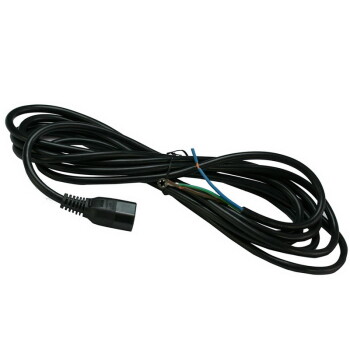 IEC -Cable 4 m trip macho clavija inyectada 3x1,5mm