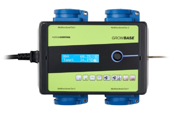 GrowControl GrowBase Controlador climático para ventiladores EC y AC
