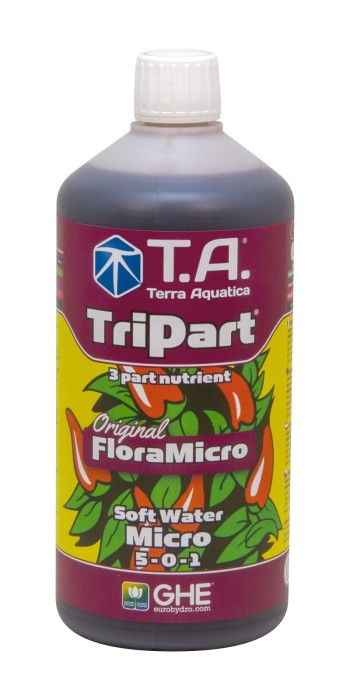 Terra Aquatica TriPart Micro agua blanda 1L (FloraMicro) 