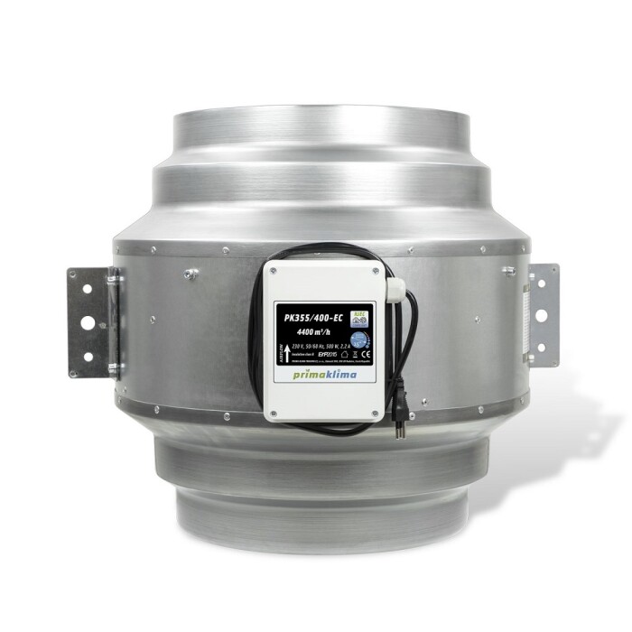 Prima Klima Ventilador de tubo axia EC-Blue Line PK355-400mm 4400 m³/h