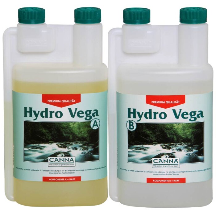 Canna Hydro Vega A+B 1L, 5L, 10L para agua dura