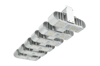 Lámpara Lucilu Shuttle 6 LED plata de 240 W regulable