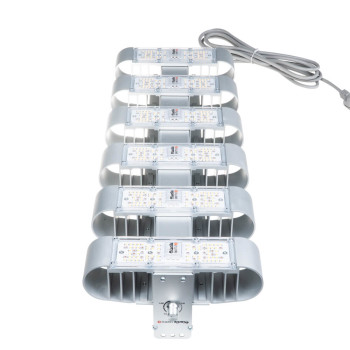 Lámpara Lucilu Shuttle 6 LED plata de 240 W regulable