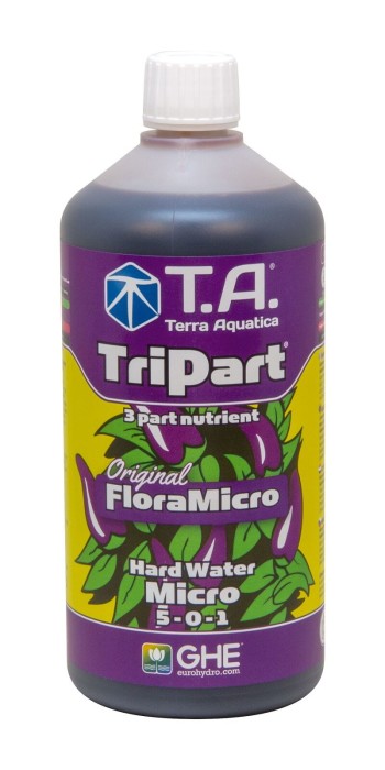 Terra Aquatica TriPart Micro agua dura 1L, 5L, 10L (FloraMicro)