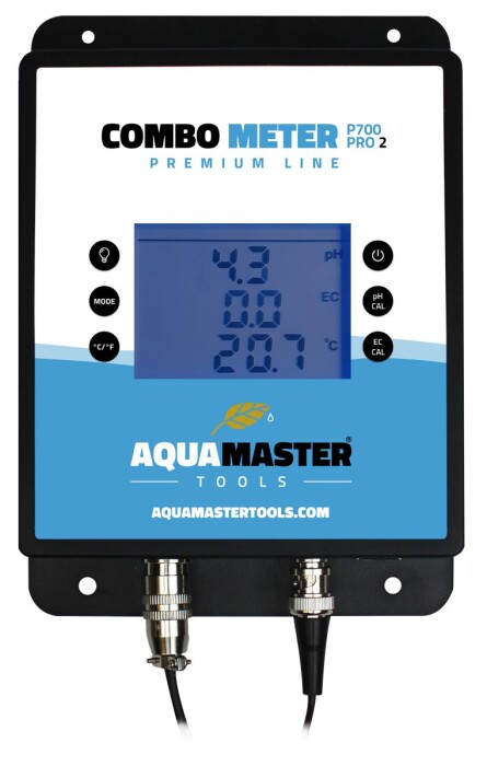 Aquamaster Combo Meter P700 pro2 para pH, EC, CF, PPM, Temp