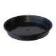Plato redondo negro ø 35 cm, altura 5 cm