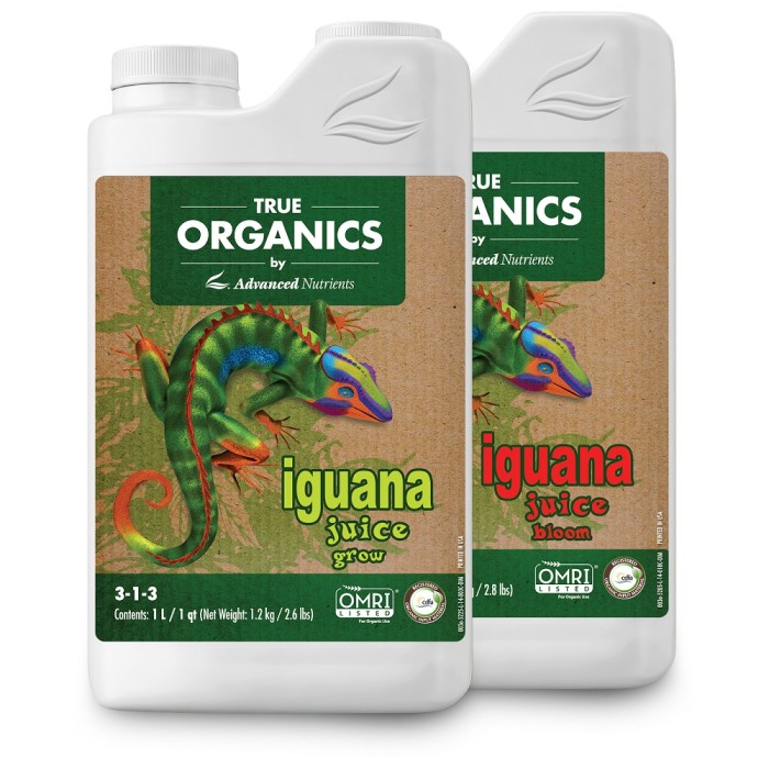 Advanced Nutrients True Organics Iguana Juice Set Grow & Bloom 1L, 4L, 10L