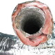 Tubo de aire flexible insonorizado Sonodec ø203mm, 3 Metros
