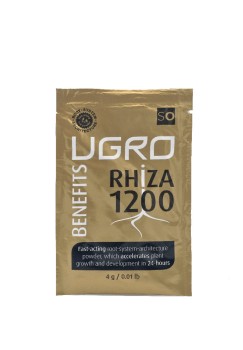 Ugro Rhiza1200 orgánico polvo de enraizamiento 4g,...