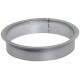 Manguito corona metal para conductos flexibles de ventilación de 100 mm